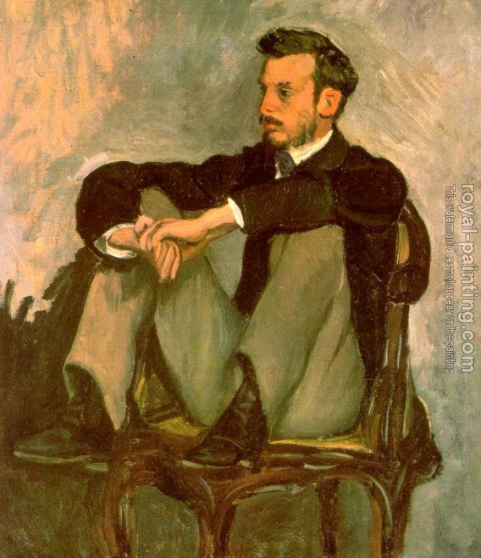 Frederic Bazille : Portrait of Renoir